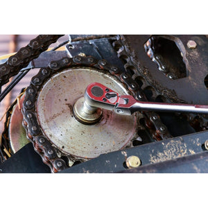 Hazet 916GL - 1⁄2″ Reversible Ratchet ∙ Long ∙ With Hinge Joint