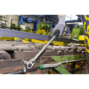 Hazet 916HPL - 1⁄2″ HiPer Fine-Tooth Reversible Ratchet, Long