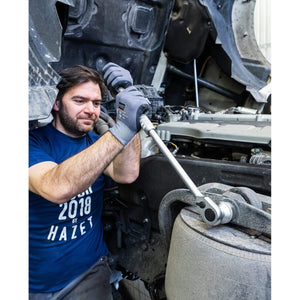 Hazet 916HPLG Fine Tooth 1/2" Reversible Ratchet, Extendable