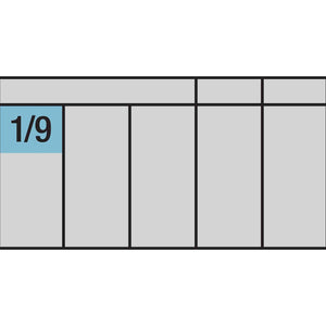 Hazet 986/9 - 1/2" Drive Titanium-Nitride Inside Hex Socket Set, 5-19mm, 9 Pieces