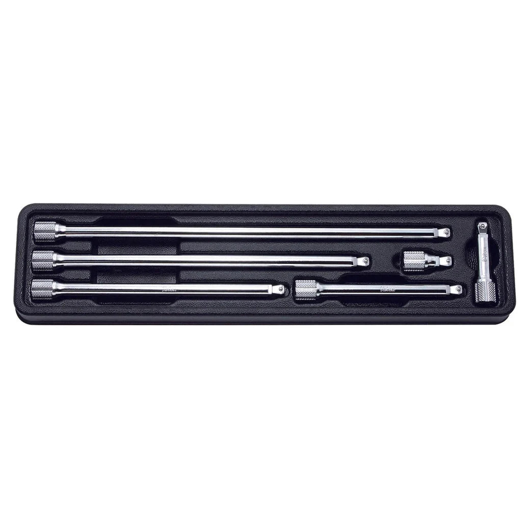 Koken PK2763/6 - 1/4" Sq Drive Wobble-Fix Extension Bar Set ABS Tray - 6 pieces