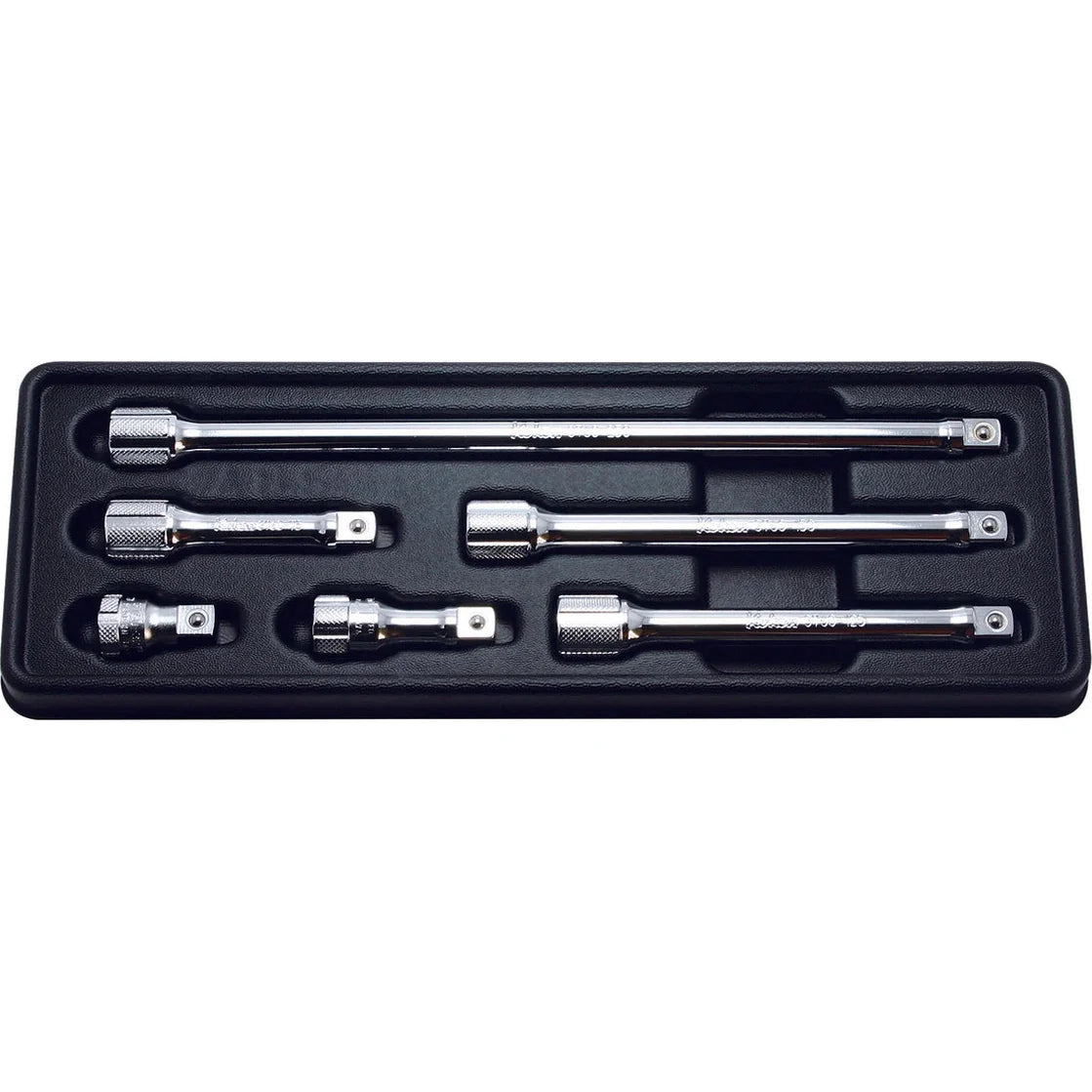 Koken PK3760/6 - 3/8" Sq Drive Extension Bar set ABS Tray - 6 pieces