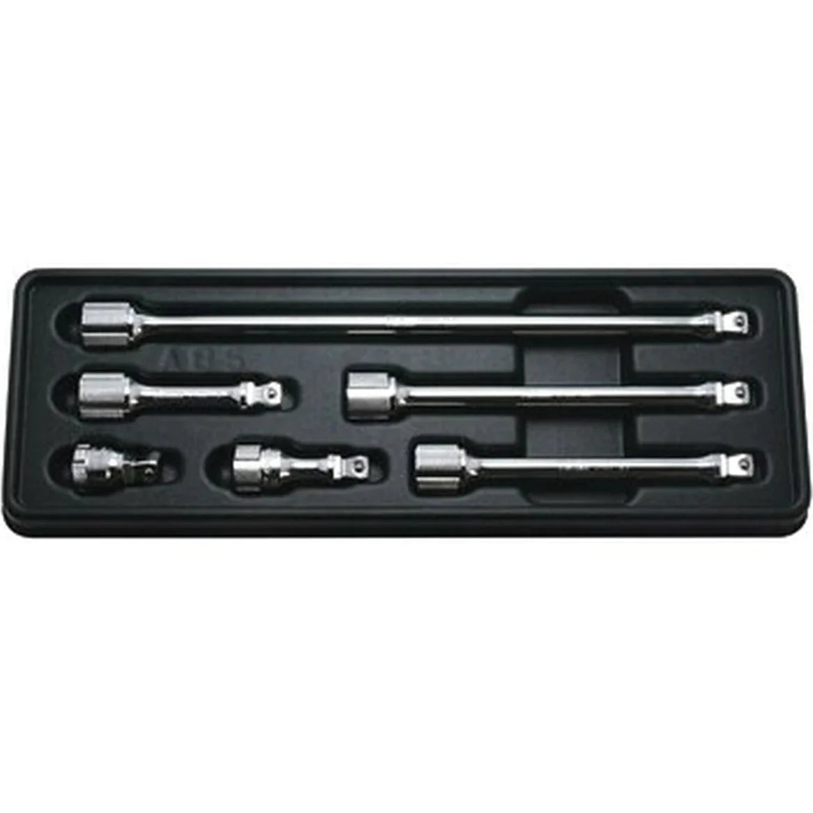 Koken PK3763/6 - 3/8" Sq Drive Wobble-Fix Extension Bar set ABS Tray - 6 pieces