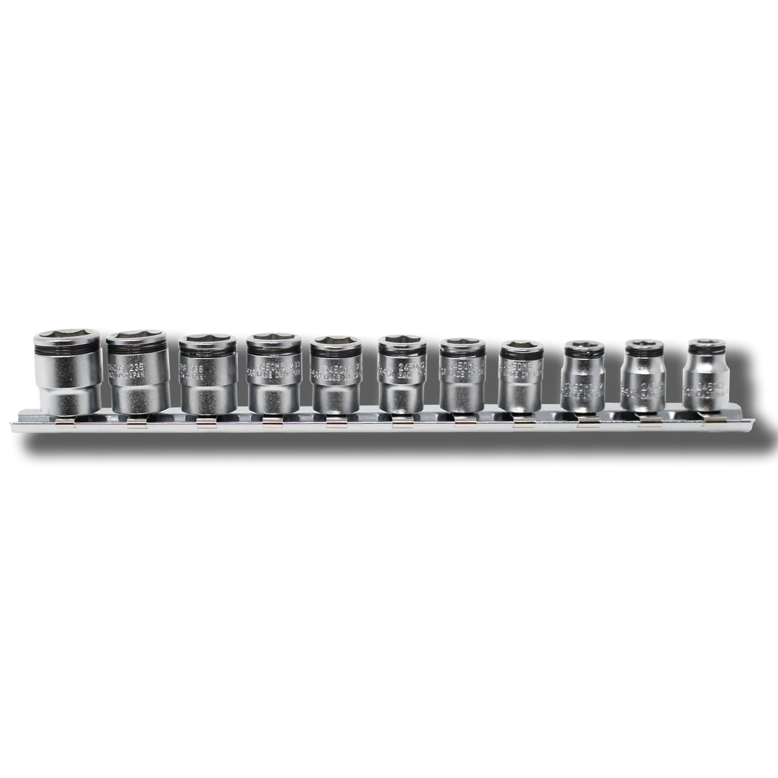 Koken RS2450MS/11 - 1/4" Sq Drive Short NUT GRIP Socket Set - 11 pieces