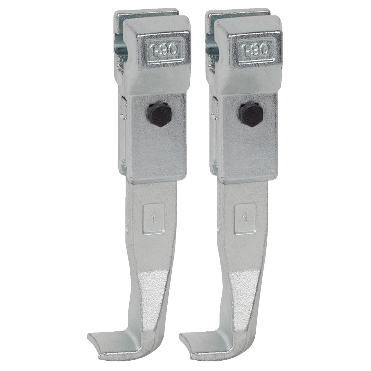 Kukko 1-90-P | Standard Jaws for 2-Jaw Universal Pullers (Pair, Reach 100 mm)-Liger Tools