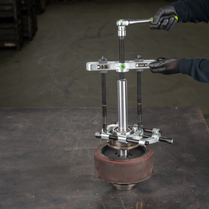 Kukko 17-0 | Seperator with quick clamping pressure spindle, separation diameter 8 mm - 60 mm, 21 mm usable cutting depth-Liger Tools