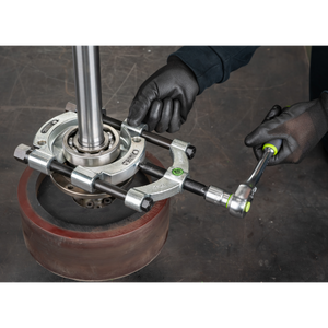 Kukko 17-0 | Seperator with quick clamping pressure spindle, separation diameter 8 mm - 60 mm, 21 mm usable cutting depth-Liger Tools