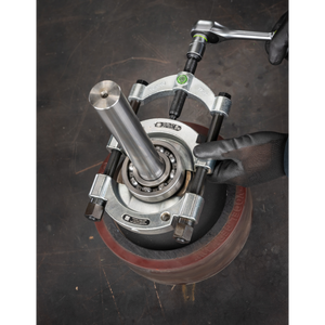 Kukko 17-C | 4-piece separator set with quick-clamping spindle Ø 25-155 mm/400 mm-Liger Tools