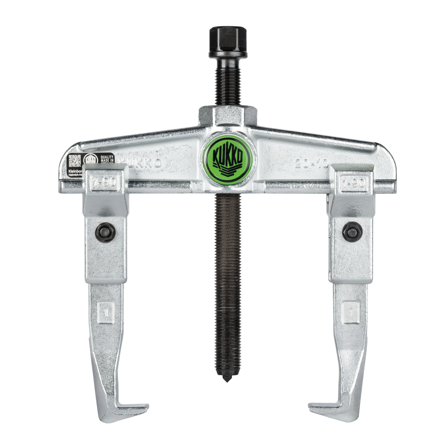 Kukko 20-10 | 2-jaw universal puller, up to 130 mm spread, 100 mm reach-Liger Tools