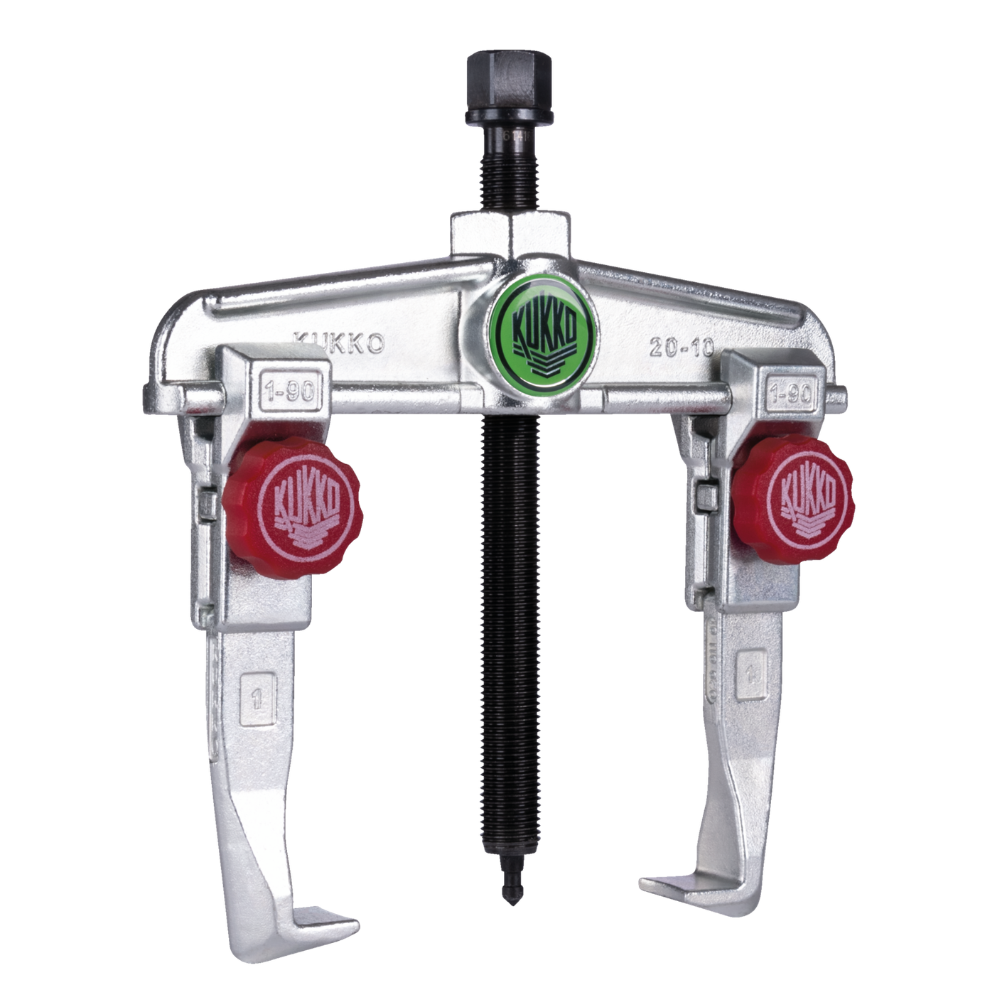 Kukko 20-10+ | 2-jaw universal puller with quick adjustment jaws, up to 130 mm spread, 100 mm reach-Liger Tools