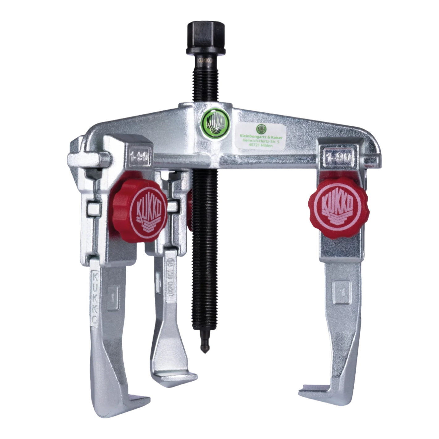 Kukko 30-10+ | 3-Jaw Universal Puller With Quick Adjustment Jaws, up to 130 mm Spread, 100 mm Reach-Liger Tools