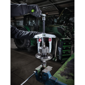 Kukko 30-10+ | 3-Jaw Universal Puller With Quick Adjustment Jaws, up to 130 mm Spread, 100 mm Reach-Liger Tools