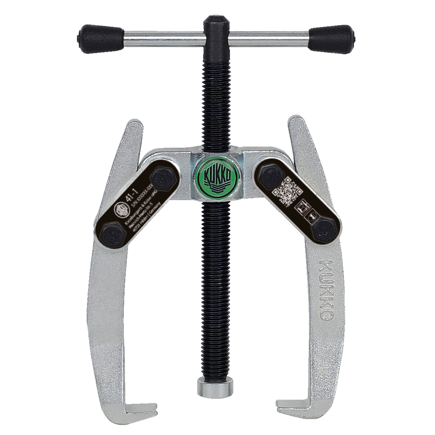 Kukko 41-1 | 2-jaw universal puller with swiveling jaws, up to 65 mm spread, 65 mm reach-Liger Tools