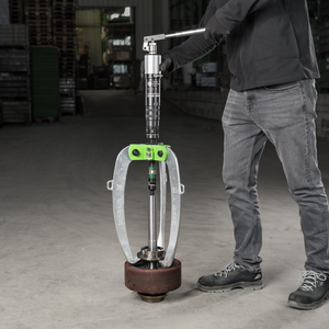 Kukko 45-5 | 3-Jaw Industrial Puller With Force-Amplifying, Self-Centering Jaws, up to 300 mm Spread, 250 mm Reach-Liger Tools