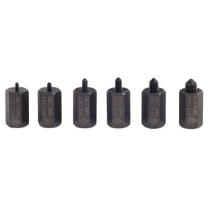 Kukko KS-22-01 | 10-piece sliding hammer set in set with thread adapters in various sizes-Liger Tools