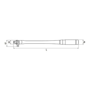 Nepros NBS3 - 3/8"Sq. Breaker Bar