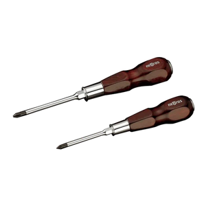 Nepros NTD306 Wooden Grip Screwdriver Set, 6 pcs