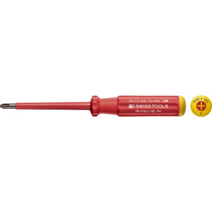 PB Swiss PB 5190.2-100 - Classic VDE screwdriver, fully insulated up to 1000 V AC/1500 V DC