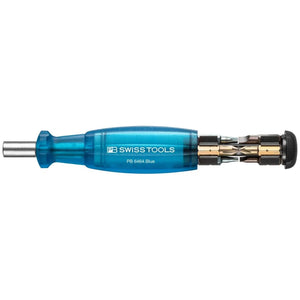 PB Swiss PB 6464.Blue - Insider Pocket Tool with Integrated Bit Magazine, 8 Precision Bits C6
