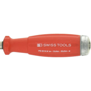 PB Swiss PB 8316.M 10-50 cNm - MecaTorque, Torque Screwdriver with Analog Scale