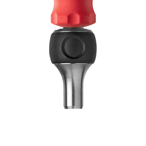 PB Swiss PB 8453.R-30 - Stubby Ratchet, Ratchet Handle, Integrated Bit Magazine, 6 Precision Bits C6