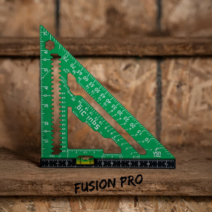 Squi.Jig Fusion Pro 7.5" Rafter Square with Level-Liger Tools