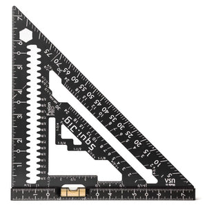 Squi.Jig Fusion Pro 7.5" Rafter Square with Level-Liger Tools