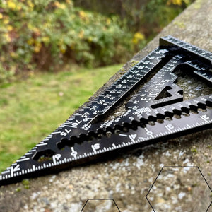 Squi.Jig Fusion Pro 7.5" Rafter Square with Level-Liger Tools