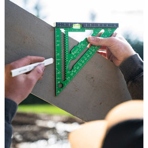 Squi.Jig Fusion Pro 7.5" Rafter Square with Level-Liger Tools