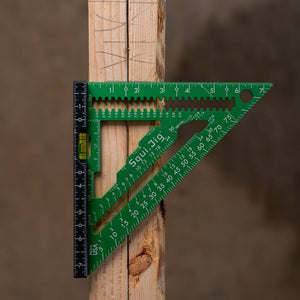 Squi.Jig Fusion Pro 7.5" Rafter Square with Level-Liger Tools