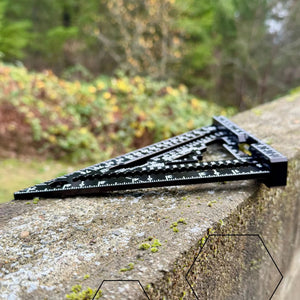 Squi.Jig Fusion Pro 7.5" Rafter Square with Level-Liger Tools