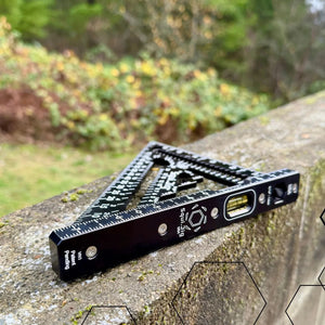 Squi.Jig Fusion Pro 7.5" Rafter Square with Level-Liger Tools