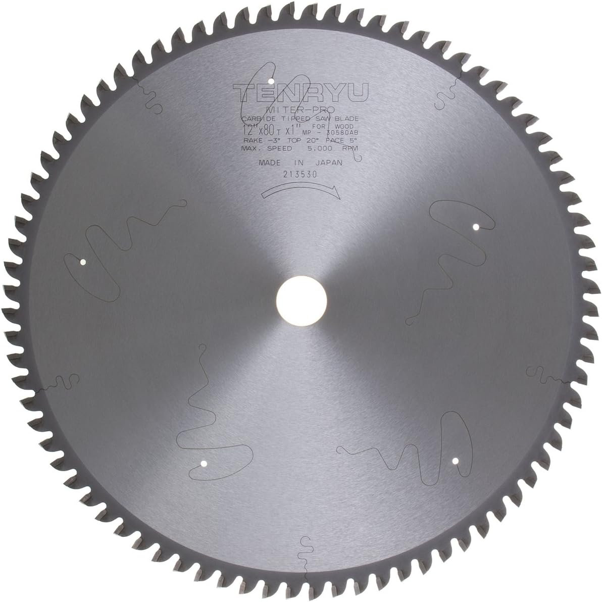 Tenryu MP-30580AB Miter-Pro Plus 12" X 80T 1" Arbor-Liger Tools