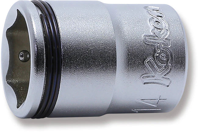Koken 3450M-14 - 3/8 Sq. Dr. Socket 14mm Nut Grip Length 27mm-Liger Tools