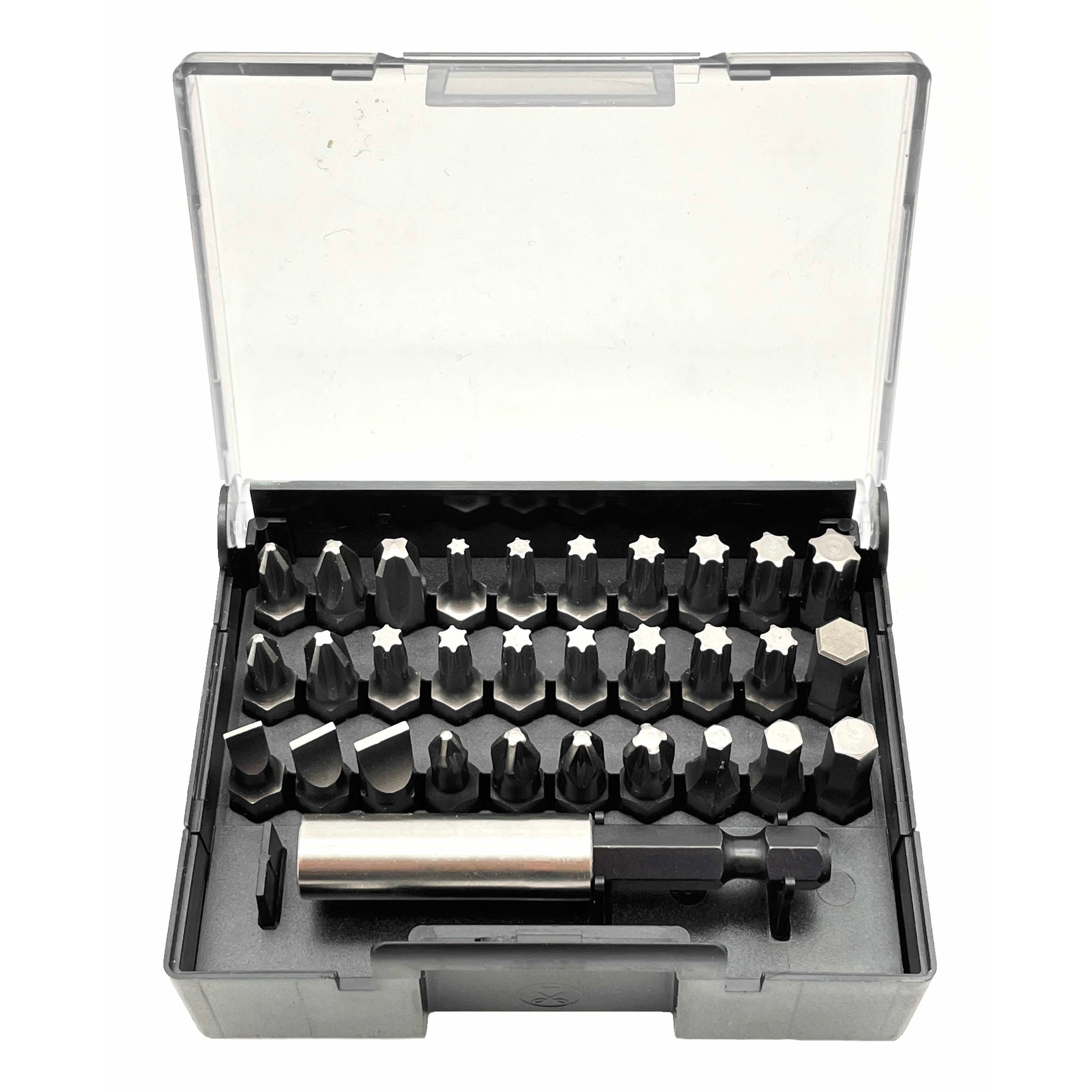 Felo 02013116 Industrial Bit-Box with Belt Clip, 31 Pieces