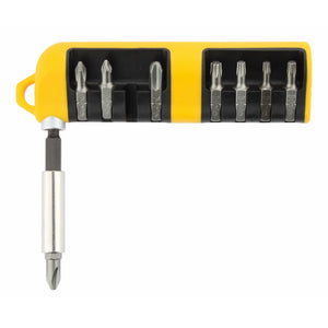 Felo 02080106 Set of SL/PH/PZ/Tx Industrial bits with bit holder in case, 9 pcs