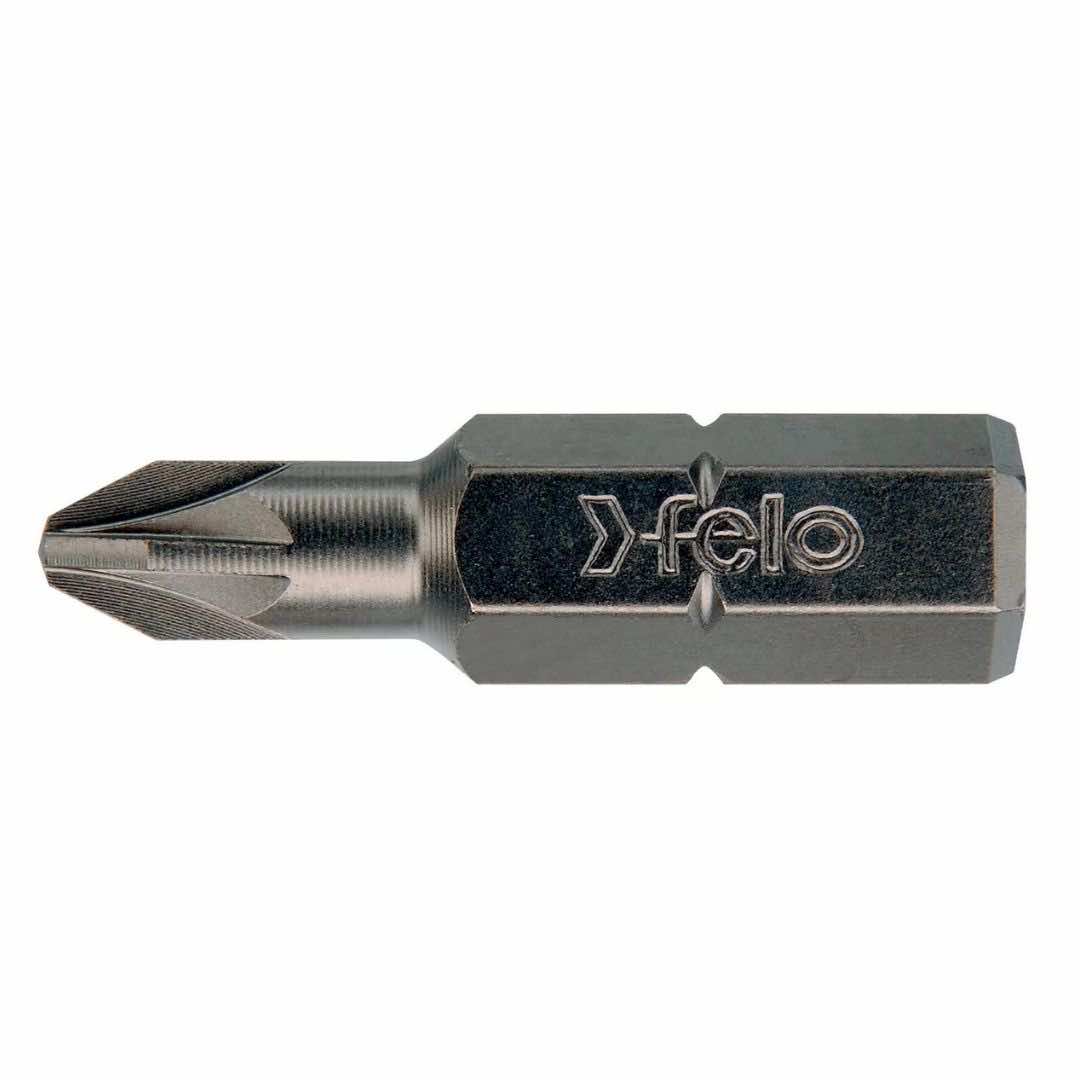 Felo 02102036 Cross bit PZ 2X25, Industrial series, 2 pcs in blister-Liger Tools