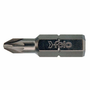 Felo 02102036 Cross bit PZ 2X25, Industrial series, 2 pcs in blister-Liger Tools