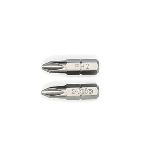 Felo 02202036 Phillips #2 x 25 mm Bits - 2 Pieces