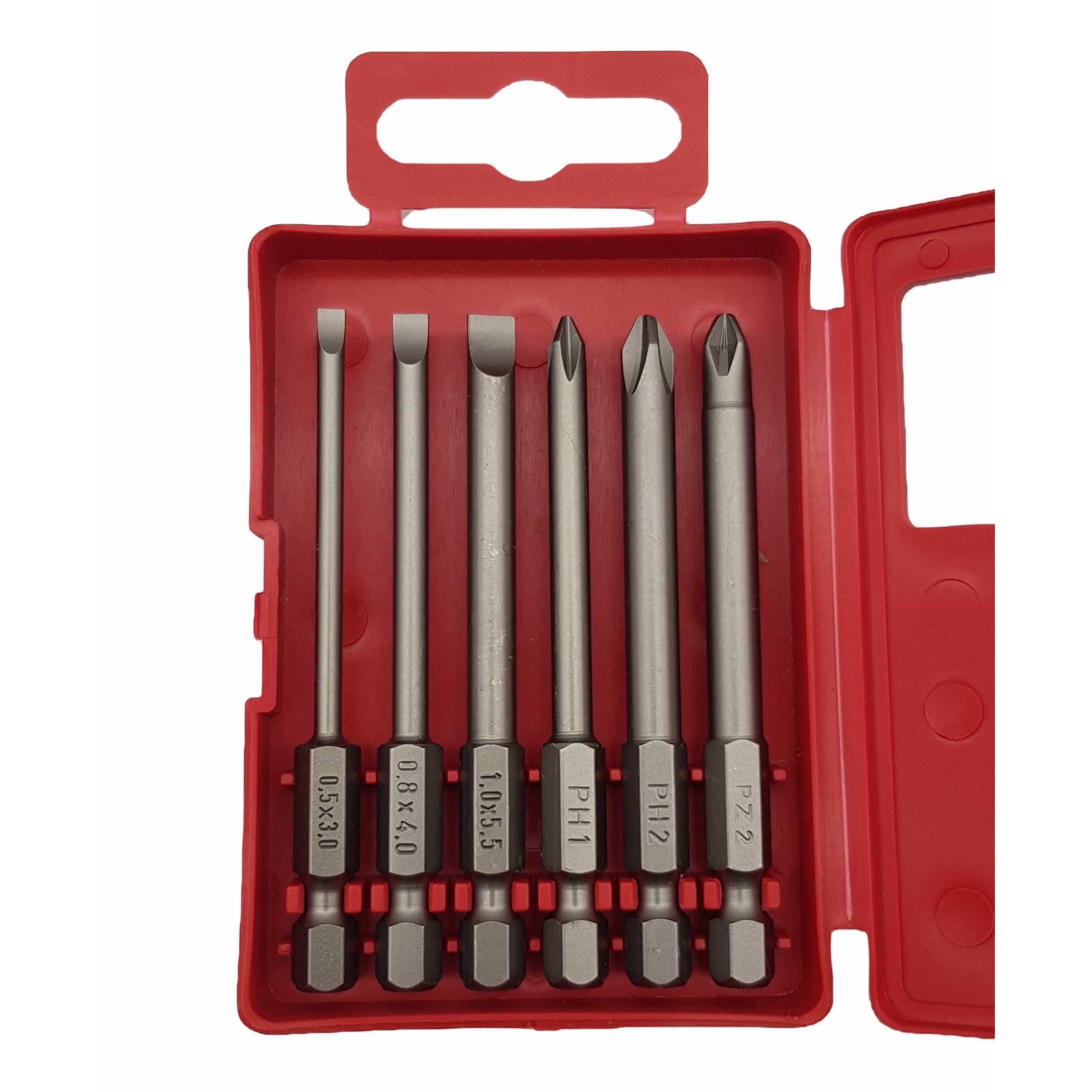 Felo 03092716 Bit set SL/PZ/PH Industrial 70 mm in case, 6 pcs