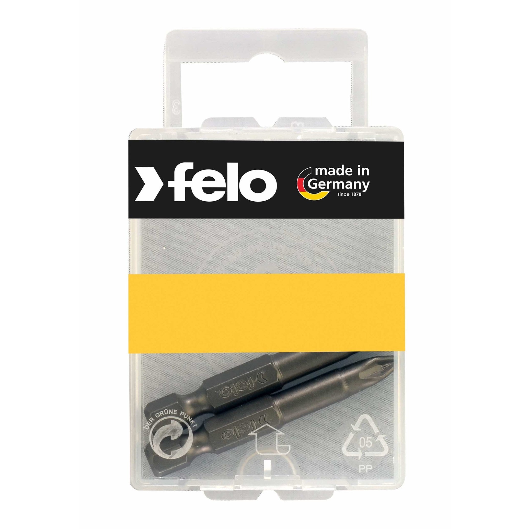 Felo 03102536 Cross bit PZ 2X50, Industrial series, 2 pcs in blister-Liger Tools