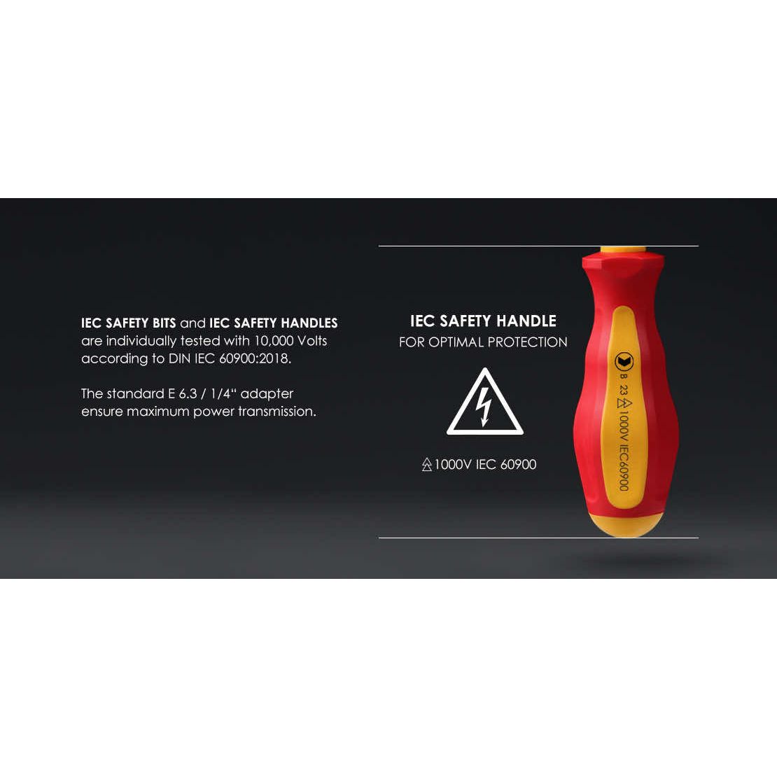 Felo 03502590 VDE Safety Bit 1000V Robertson SQ2 x 115-Liger Tools