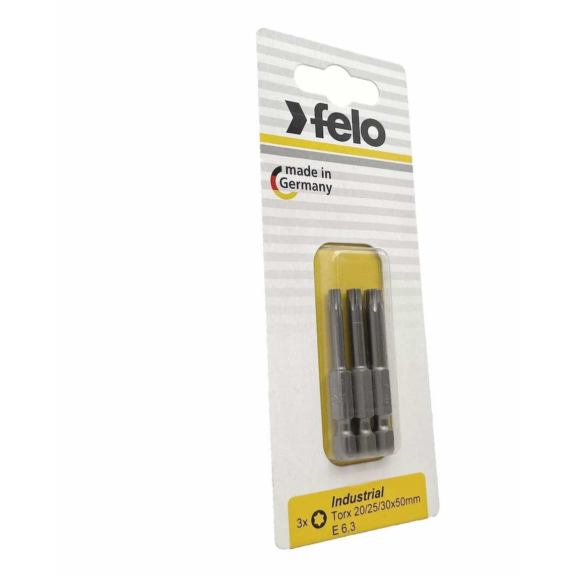 Felo 03693216 Torx T15 / T20 / T25 x 50 mm Industrial Bit - 3 Pieces