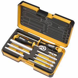 Felo 05781006 R-GO M-Tec Nut Drivers, Ergonic Ratchet - 10 piece Box-Liger Tools