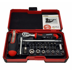 Felo 06081506 Smart II Socket and Bit Set PH/PZ/Hex/Torx - 29 Piece-Liger Tools