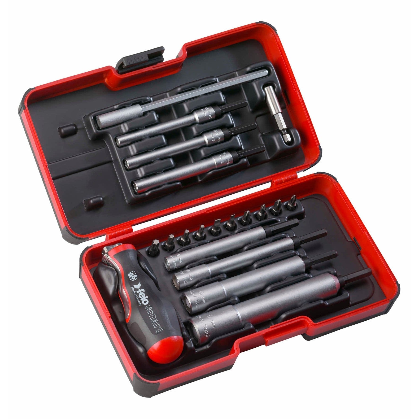 Felo 06082006 Smart Engineer 20 Piece Nut Driver and Bit Set - PH/PZ/Hex/Torx-Liger Tools