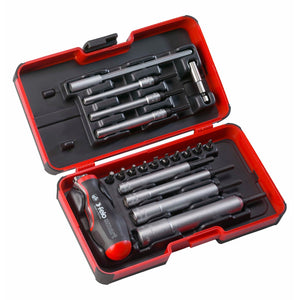 Felo 06082006 Smart Engineer 20 Piece Nut Driver and Bit Set - PH/PZ/Hex/Torx-Liger Tools