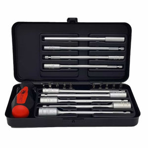 Felo 06092006 Set of SL/PH/Tx/PZ bits and metric heads with SMART handle in a case, 20 pcs