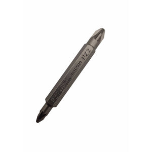 Felo 06112610 Reversible Industrial Bit, Pozidriv PZ 1 - PZ 2 x 60 mm-Liger Tools