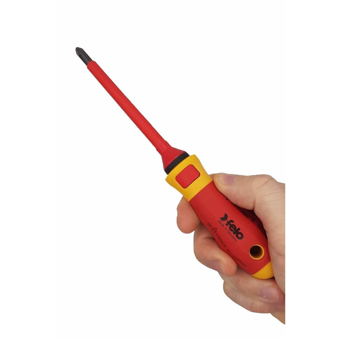 Felo 06381206 E-Smart Slim 12-piece Set - Slotted, Phillips, Pozidriv, Torx Tip Insulated Blades with 2 Handles-Liger Tools